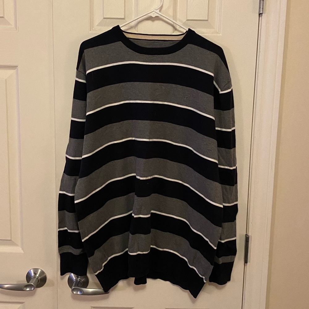 Tom Tailor striped crewneck sweater, Men’s XL